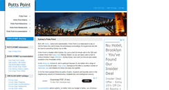 Desktop Screenshot of potts-point-sydney.com.au